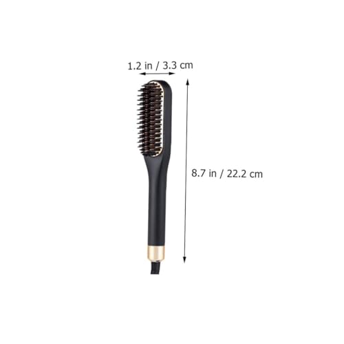 Cepillo eléctrico alisador de barba con temperatura ajustable miniatura 2