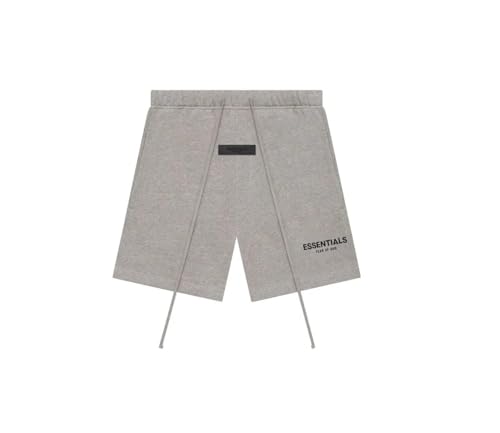Essentials Athletic Shorts, Adult Men Oversized Fit, Choose one Size Down (US, Alpha, Medium, Regular, Regular, Dark Oatmeal)