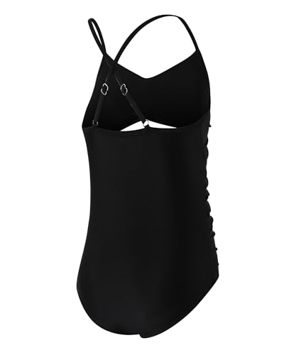 Girls Swimsuit One Piece Bathing Suit for Girl Swimsuits Kids Cut Out Ruched Girls' Swimwear Beach Sport 5-14Y 042
