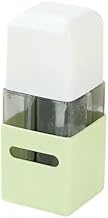 Dizgoy Refillable Containers,4 in 1 Travel Bottles for Toiletries, 60 ML Bottles Spray,Lotion,Squeeze Bottles and Storage Box, Travel Bottles Set for Shampoo, Cosmetic, Shower Gel (Square)