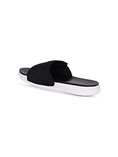 Image of AADI Men's Synthetic Leather Daily Casual Sliders /Flip Flop & Slippers