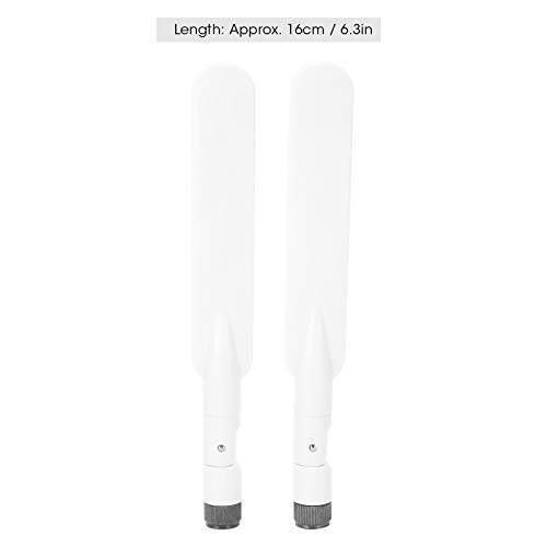 Antena WiFi de 6 Peças, Antena de Banda Dupla 2,4 G/5 G, Roteador 5DBI RP-SMA WLAN, Conector RP SMA,
