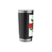 St George Heraldic Cross and Tudor Rose England Patriot Stainless Steel Insulated Tumbler