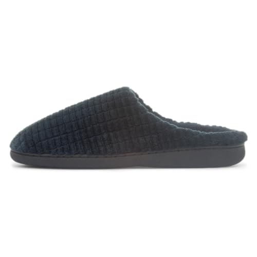 Image of The Slipper Company Mens Navy Mule Slippers - Size 7 UK - Blue