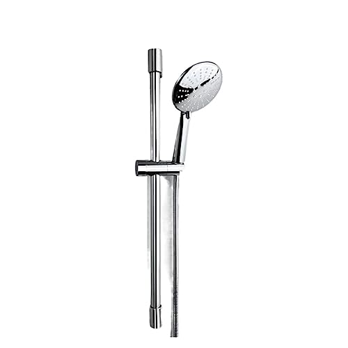 Ensemble de douche à main coulissante 3 fonctions avec raccord mural cascade et tuyau