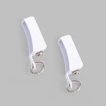 Aluminum flexible curtain track dedicated end cap White 4 PCS
