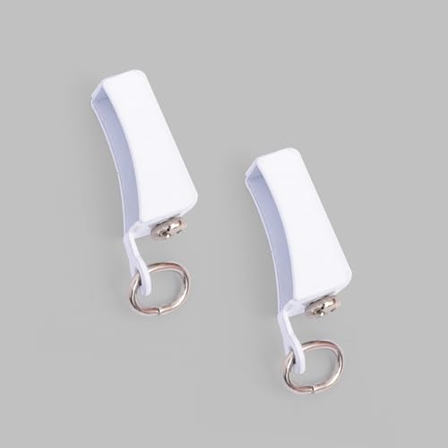 Aluminum flexible curtain track dedicated end cap White 4 PCS