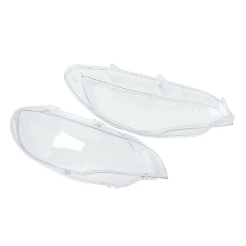 Couvercle de phare pour BMW X6 E71 2008-2014 en verre transparent