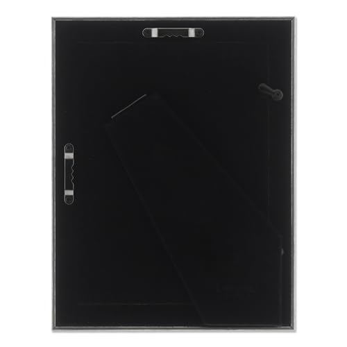 Image of Lawrence Frames Sutter Burnished Picture Frame, Silver, 5x7