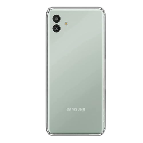 Image of Bintage Rubber Back Cover Compatible Model for Samsung M04 - SM-M045F - Transparent