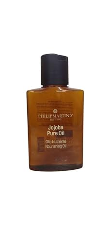 Philip Martin's Jojoba Pure Oil 100 ml | Olio 100% puro Jojoba con oli essenziali di arancia. Ideale per la pelle e i capelli secchi o trattati chimicamente.