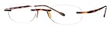 Scojo Gels Readers Reading Glasses (Tortoise, +2.50 Magnification Power)