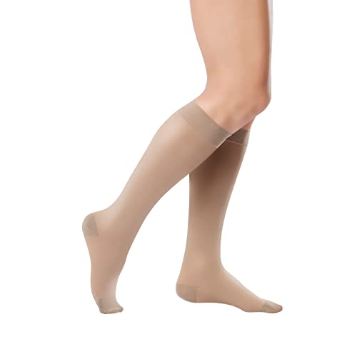Tonus Elast Medical Compression Knee Stockings Short Closed Toe Unisex Class II 23-32 mmHg (X-Large, Sand) Tonus Elast Medical Compression Knee Stockings Short Closed Toe Unisex Class II 23-32 mmHg (X-Large, Sand)