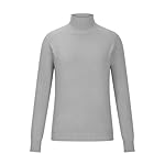 Women Fall Sweaters Long Sleeve Turtleneck Cotton Pullover Loose Fit Tops Casual Solid Jumper Fashion Comfy Clothes - Image 3