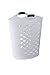 Rubbermaid Flex 'n Carry Laundry Hamper, 2.2-Bushel, White (FG260004WHTRB)