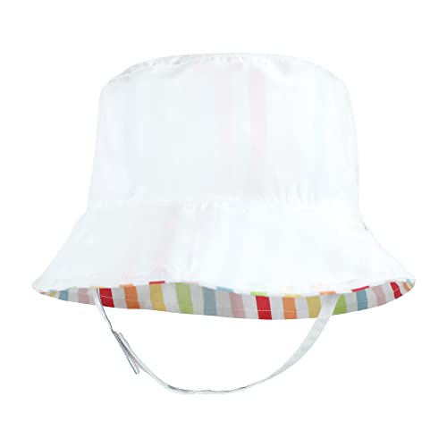 Hudson Baby Unisex Baby Sun Protection Hat, Flamingo Rainbow Stripe, 0-12 Months #TOP5