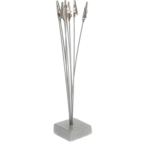 Rosenice 8 Branch Picture Holders for Photos, Family Tree Photo Clips, Metal Photo Holder for Tables - Silver Memo Clips Display Ideas for Cards Note Christmas Wedding Birthday Anniversary Display