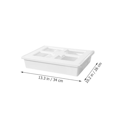 Rangement de bureau blanc Healeved pour un espace de télétravail net - 3