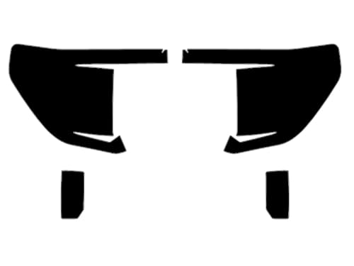 Rvinyl Headlight Tint Covers Compatible with GMC Sierra 2020-2023 (2500 3500) - Smoke