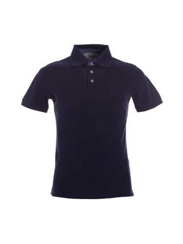 Polo bleu Yes-zee T710-S800 pour homme en maille legere