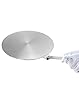 QWORK 9.45" Stainless Steel Induction Heat Diffuser Plate with Handle - Even Heat Distribution Design for Gas, Glass Cooktop & Induction Cooker, Compatible with Various Cookware #2