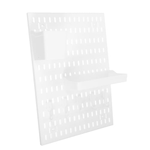 ERINGOGO Space-saving Wall Organizer In-one Pegboard Accessory Set Easy Install Decor