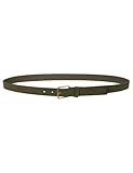 Accesorios Cinturón Springfield Plain Khaki Belt Cinturón Básico, Caqui, 85 para Mujer