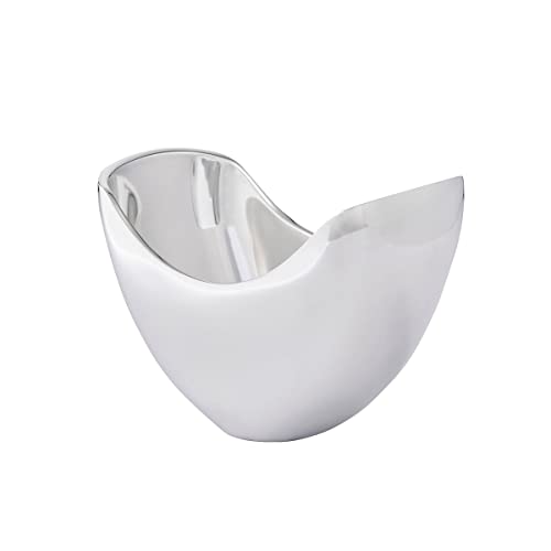 nambe Arc Bowl | Chillable Salad Serving Bowl for Entertaining | 46 Oz. Capacity - Measures at 9.5