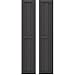 Ekena Millwork ARW101BF311X52SMH Americraft Three Exterior Real Wood Two Equal Panel Framed Board-n-Batten Shutters (Per Pair), 10 1/2"W x 52"H, Shadow Mountain