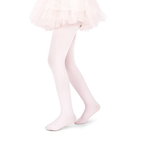 Tiejian Pink Ballet Tights For Girls, Ultra Soft Girls Dance Tights, Toddler Ballet Tights(Toddler/Little Kid/Big Kid) #TOP4