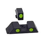 Kingson Front and Rear Handgun Sights Glow in The Dark for Glock Pistols, Fits Glock 17, 17L, 19,...