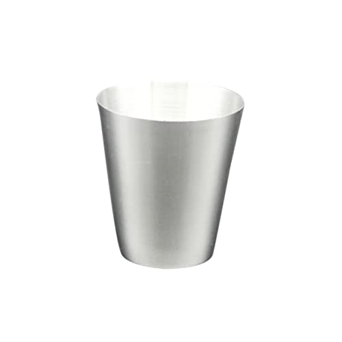 Healifty Verre à Shot Acier Inoxydable 30 Ml La Cuisine Robuste Inox Verre à Liqueur Portable Usage Camping Randonnée Lot Unique