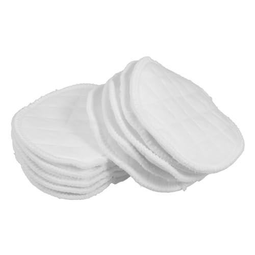HAPINARY 10pcs Reusable Breastfeeding Pads 12 Layer Cotton Washable Nipple Pads for Maternity Soft Leak-Proof Nursing Supplies