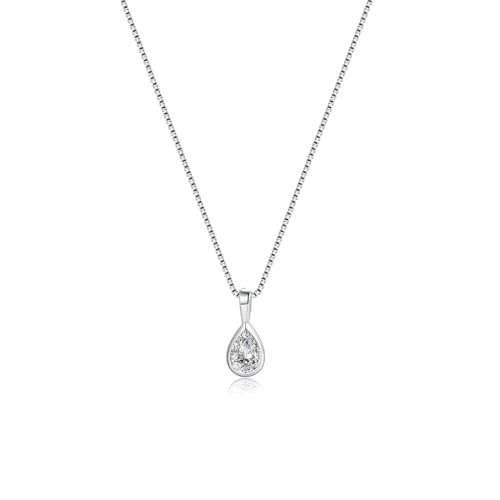 Collar con colgante de gota de agua para regalar en cumpleaños