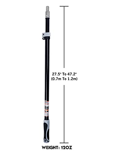Rollingdog Paint Roller Extension Pole - Telescoping Handle With Threaded Pole,Reach Higher And Farther With Ease,Extension Pole For Painting(27.5Inch-47.2Inch) #TOP1