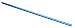 Kraft Tool CC289SB Anodized Aluminum 1-3/4-Inch Swaged Button Handle, 72-Inch, Blue