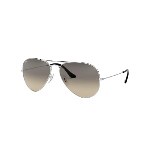 Ray-Ban 3025003/32 58 - Gafas de sol unisex, plateado (Aviator Gradient), 58