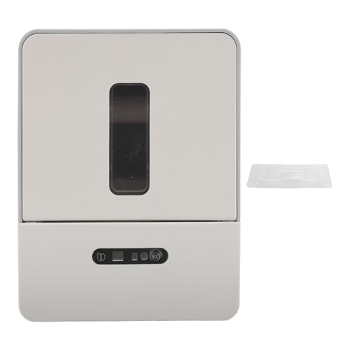 Haofy Distributore di Asciugamani di Carta Senza Tocco, Montaggio a Parete del Distributore di Asciugamani di Carta Rotolo Automatico con Luce Notturna per Hotel da Bagno, Facile (GRAY)