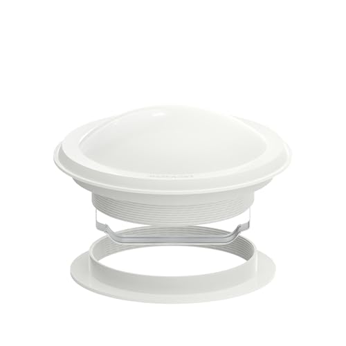 plikc Bullauge Entlüfter für Wohnmobile, Wohnwagen und Wohnwagen (Standardzwinge 40 mm)