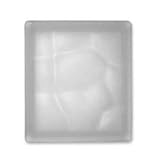 Vetro opacizzato/smalto. VETROMATTONE SATINATO 19X19 TRASPARENTE