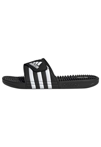 adidas Adissage Slides, SE DESLIZA Unisex Adulto, Core Black/Cloud White/Core Black, 44.5 EU