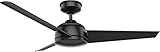 Hunter Fan Company 59609 Trimaran Ceiling Fan, 52, Matte Black Finish