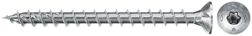 fischer PowerFast II CTF 4,5 x 20, Spanplattenschraube (200 Stk.) mit Vollgewinde, Senkkopfschraube mit Innenstern… – Ansicht 3