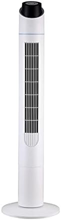 yoo Air Conditioners Tower Fan Quiet Oscillating Cooling Fan 3 Speed Settings Button Controlled Stand Up Floor Portable Fans for Bedroom and Home Office Use Height 43.5 Inch White