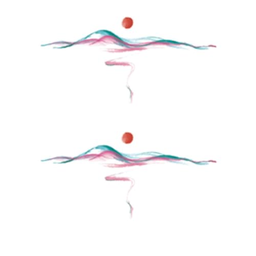 Tatuaggi temporanei per adulti 2 Shanhai Finger Rings Colore Impermeabile Femminile Durevole Braccialetto Dipinto Piccola Immagine Grandi Adesivi Fotografici Tatuaggi Finti