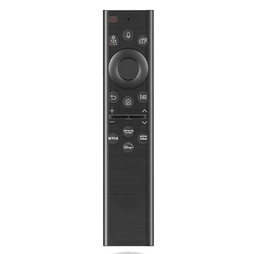 ANKIMI Control Remoto de Voz, Mando a Distancia Universal de Repuesto para Samsung Smart TV LED QLED 4K 8K UHD HDR, con Netflix, Prime Video, Samsung-TV Plus, Rakuten-TV, www Botones (BN59-01385A)