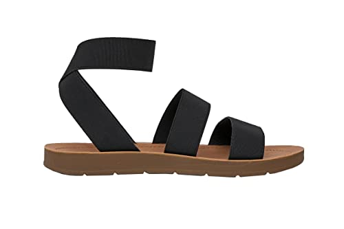 Cushionaire Women's Indego Stretch Sandal, Black 8.5 #TOP3