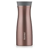 Blumtal auslaufsicherer Thermobecher London - Edelstahl Kaffeebecher, 380 ml, mellow rose - rosa