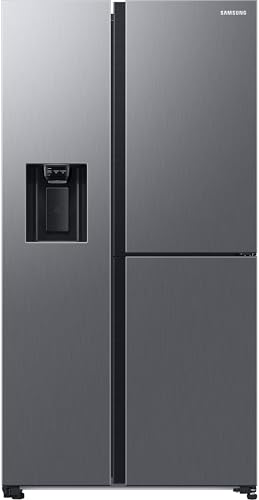 Samsung RH68DG853DS9EG - Refrigerador con congelador, 178 cm, 627 L, modo AI Energy Mode, Food Showcase, Twin Cooling+, dispensador de hielo y agua, depósito de agua 4,5 l, aspecto acero inoxidable