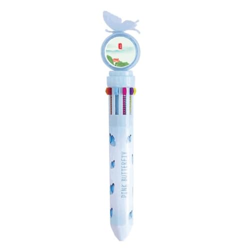 Stylo à bille rétractable multicolore écriture fine et fournitures scolaires stylées